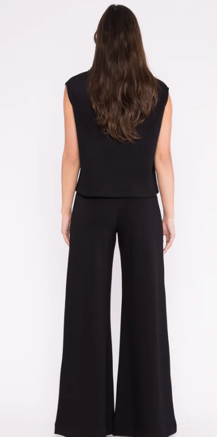 Ripley Rader Scuba Wide Leg Pant - Black