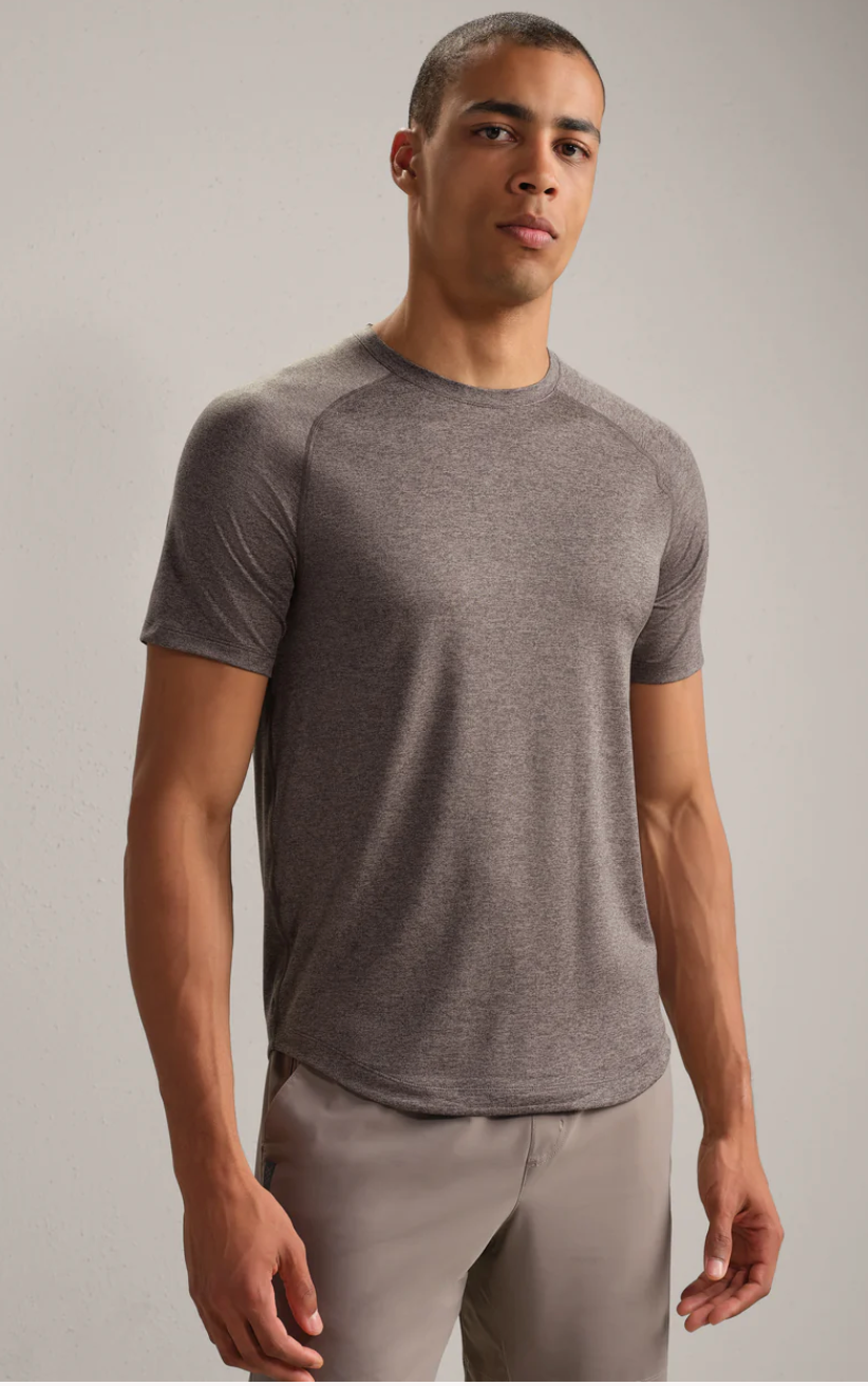 Rhone Apparel Atmosphere Tee - Foggy Taupe Heather