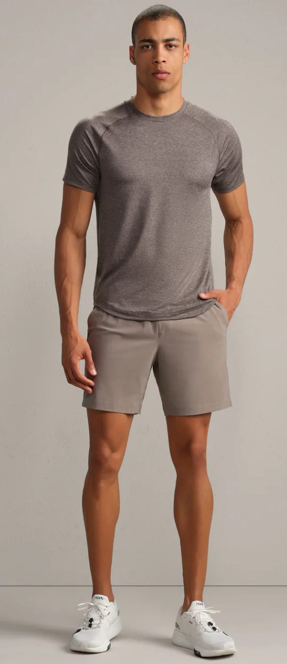 Rhone Apparel Atmosphere Tee - Foggy Taupe Heather