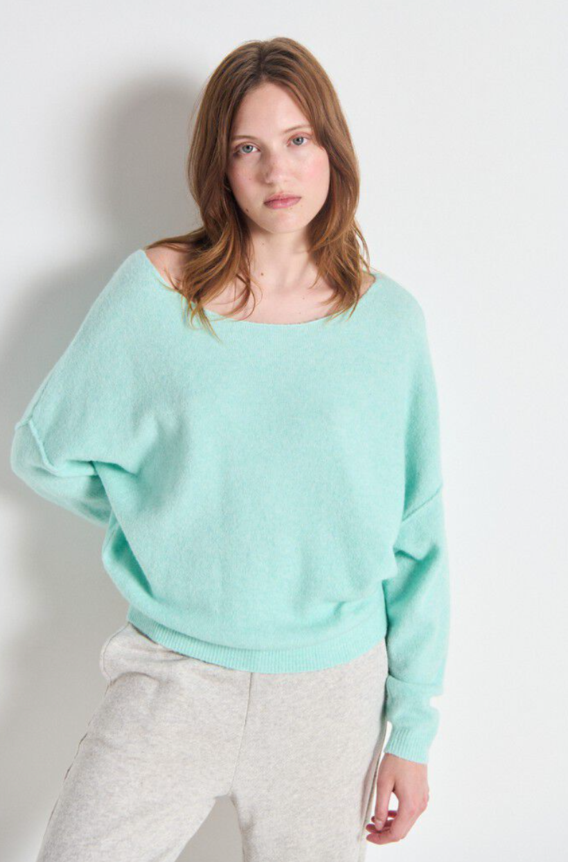 American Vintage Jumper Damsville - Lagoon Mottled