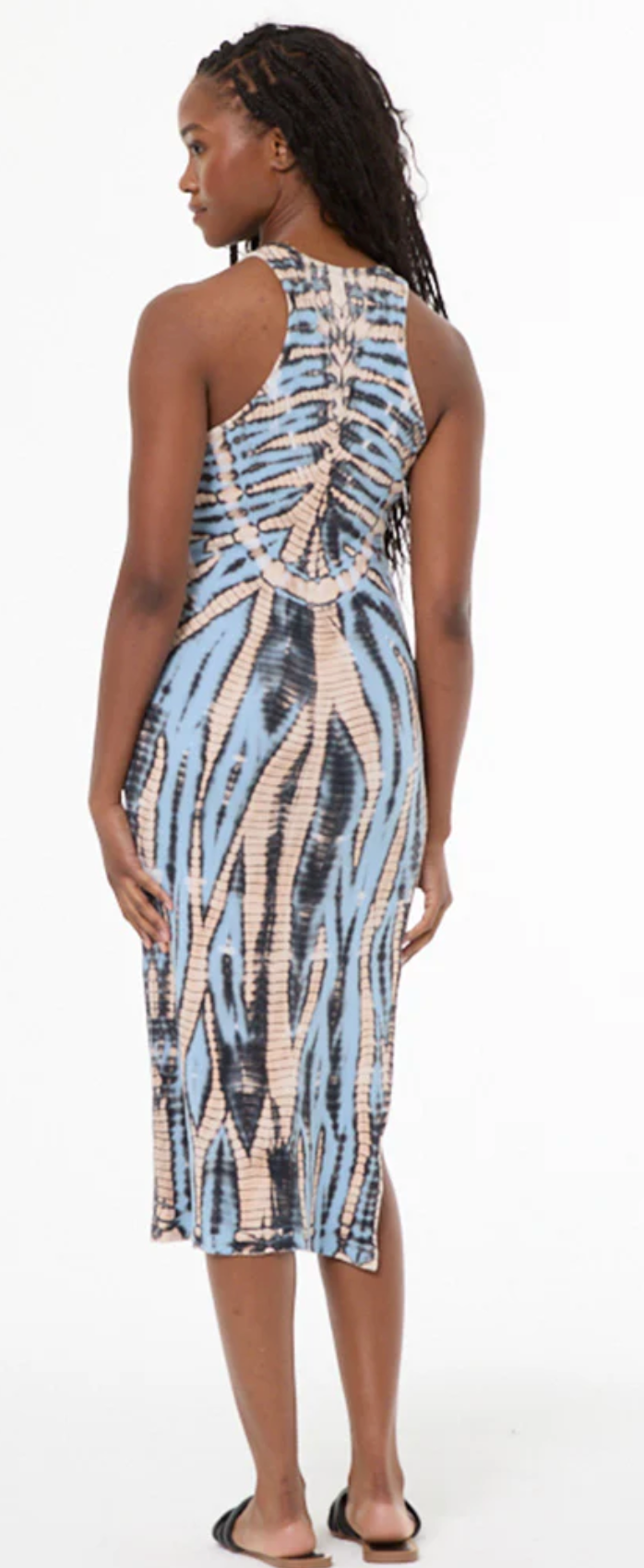 Young Fabulous &amp; Broke Iggy Rib Maxi Dress - Nexus Wash/Cyan