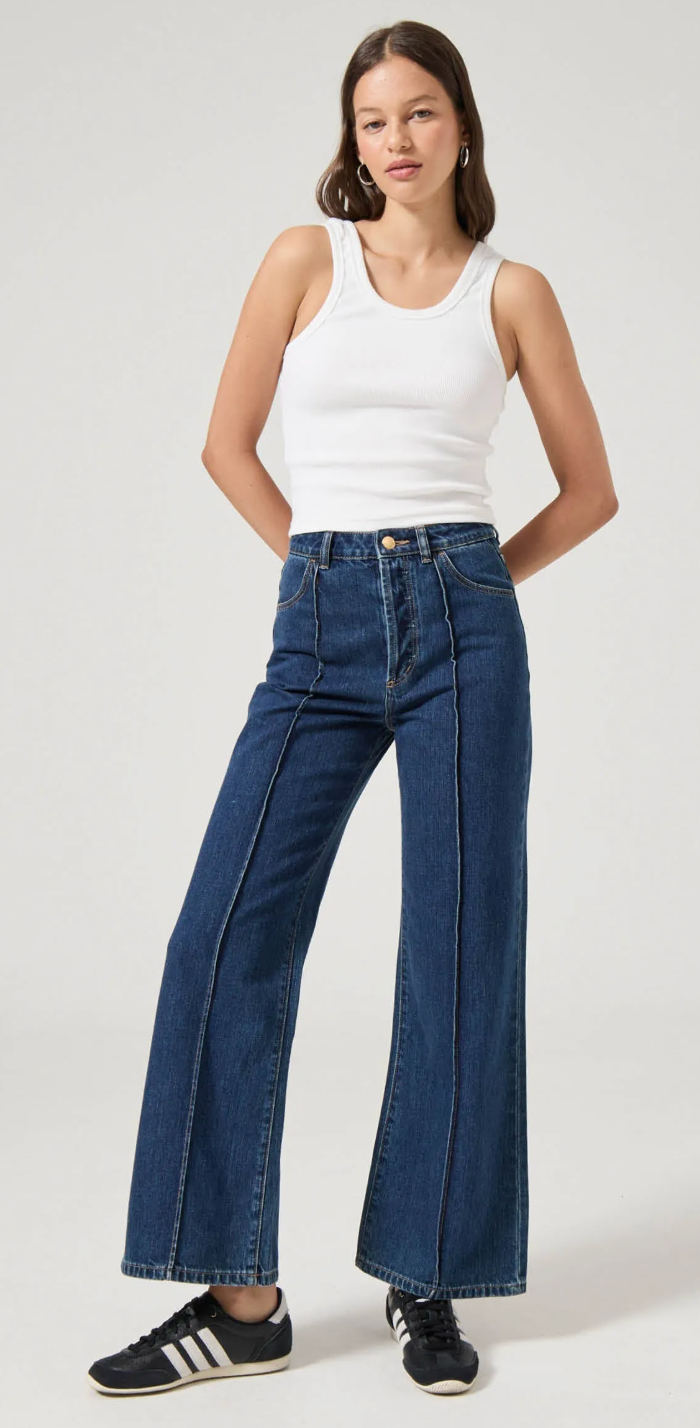Rolla’s Sailor Scoop Jean - Pacific Blue
