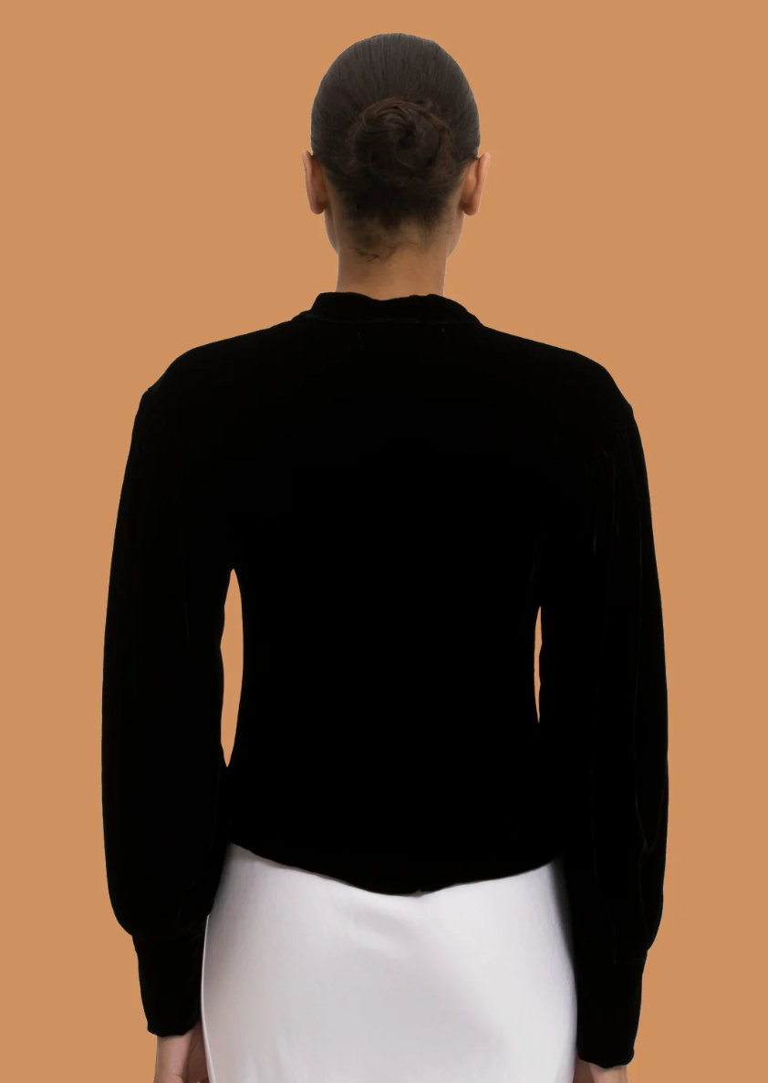 Cali Dreaming Rio Blazer Silk Velvet - Black