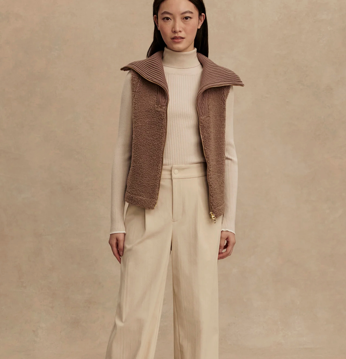 Varley Aspen Gilet - Ash Taupe