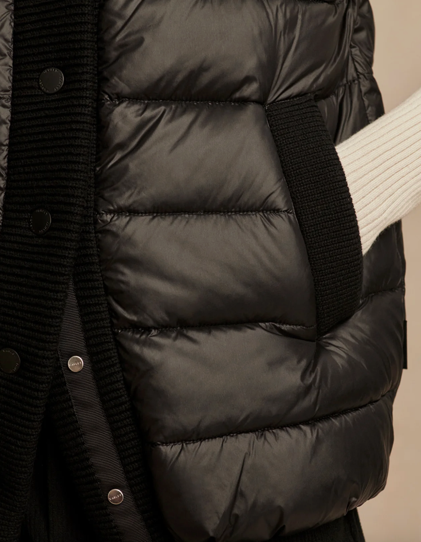 Varley Colwyn Combo Boxy Gilet - Black