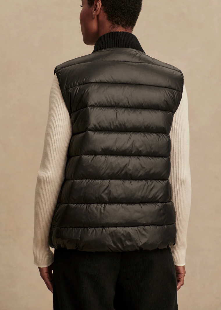 Varley Colwyn Combo Boxy Gilet - Black