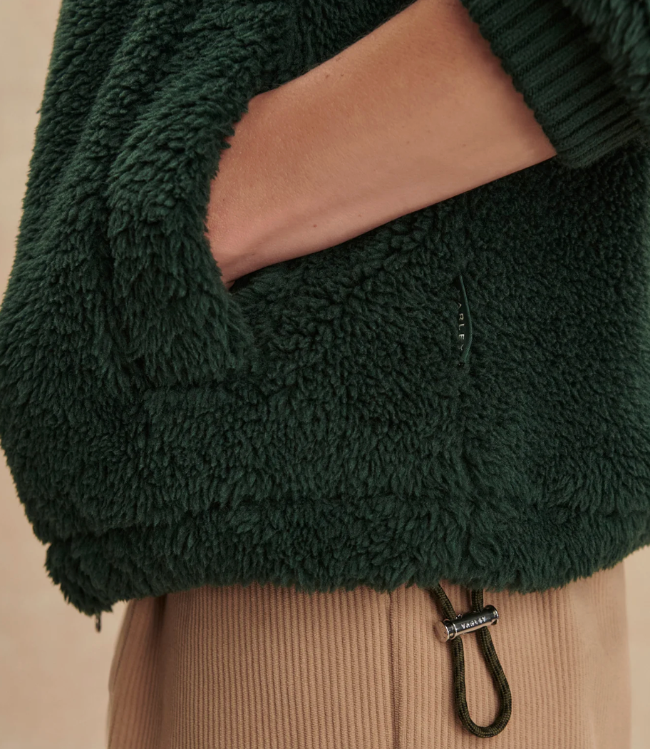 Varley Lowell Sherpa Jacket - Pine Grove