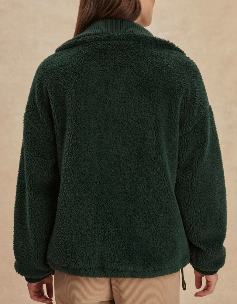 Varley Lowell Sherpa Jacket - Pine Grove