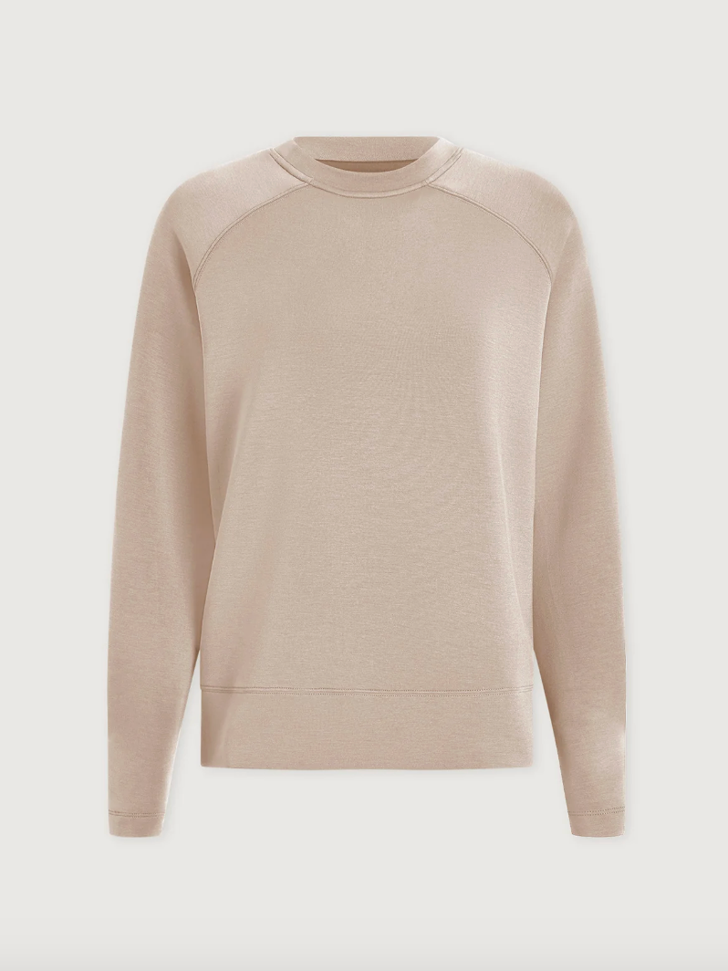 Varley Zosia Crew Neck Midlayer - Silver Grey