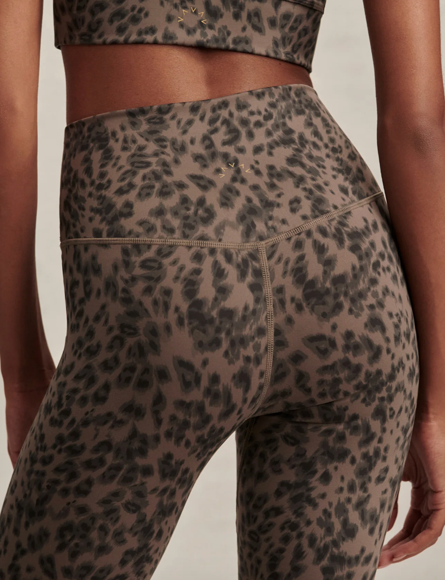 Varley FreeSoft High Rise Legging 25&quot; - Brown Contrast Cheetah