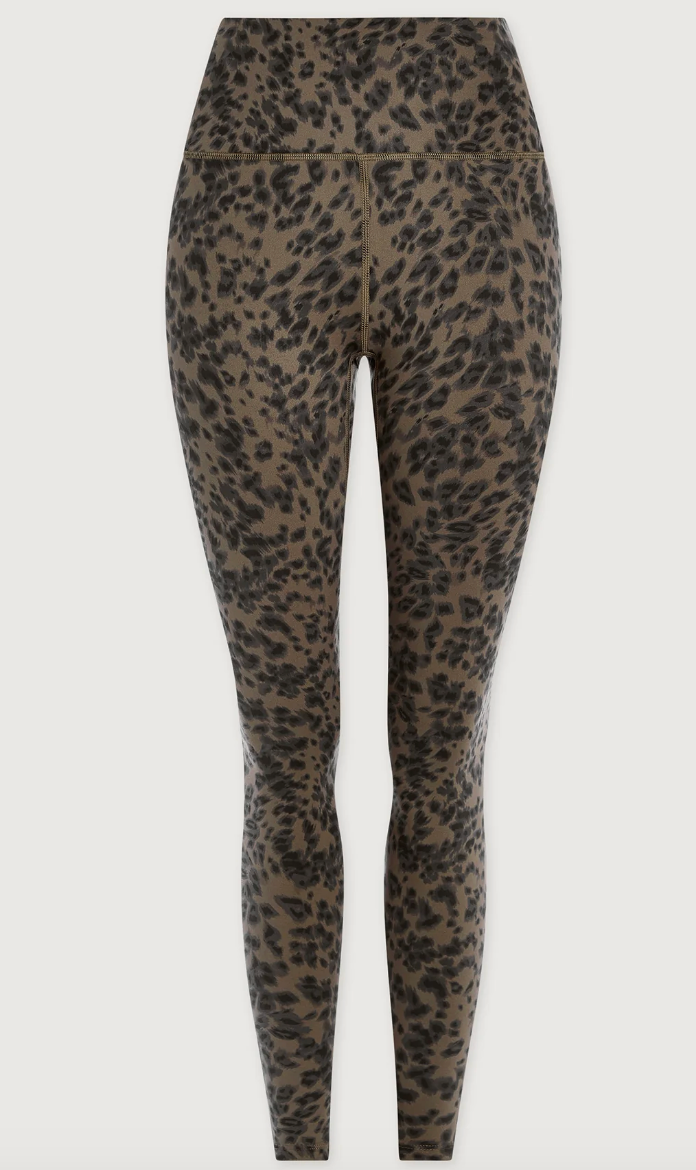 Varley FreeSoft High Rise Legging 25&quot; - Brown Contrast Cheetah