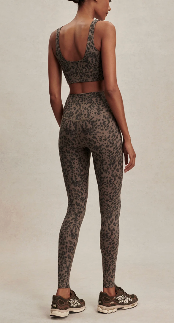 Varley FreeSoft Cori Bra - Brown Contrast Cheetah