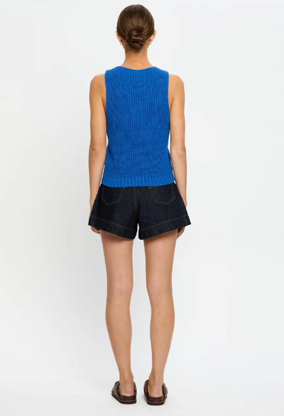 Kivari Ivy Knit Cami - Cobalt Blue