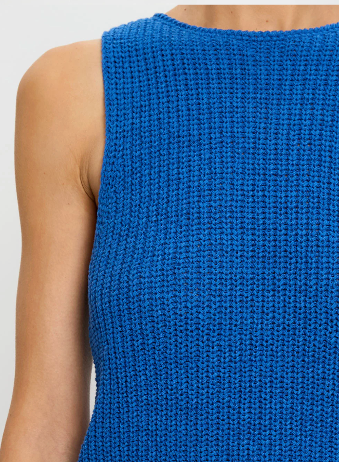 Kivari Ivy Knit Cami - Cobalt Blue