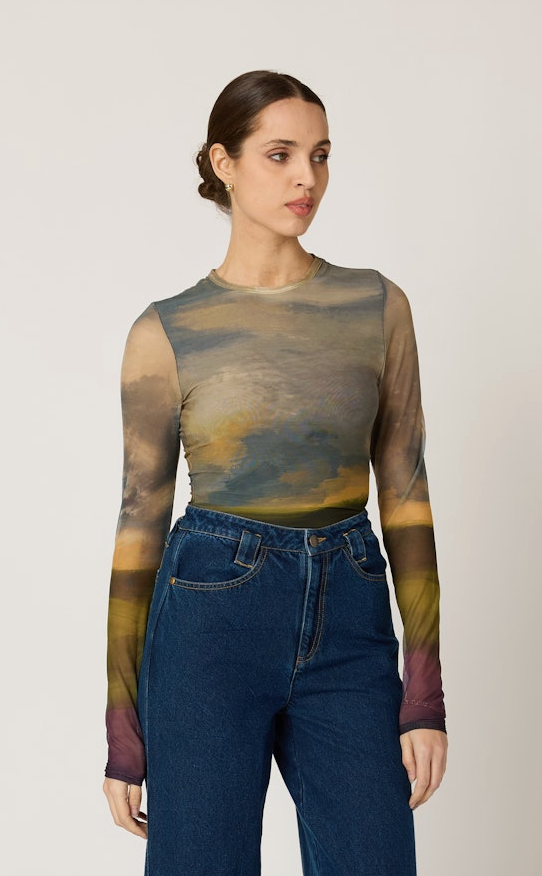 Cleobella Dawn Top - San Bartolo Print