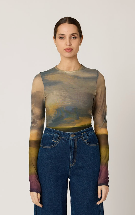 Cleobella Dawn Top - San Bartolo Print