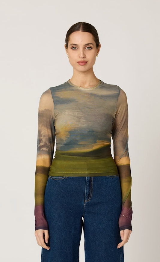 Cleobella Dawn Top - San Bartolo Print