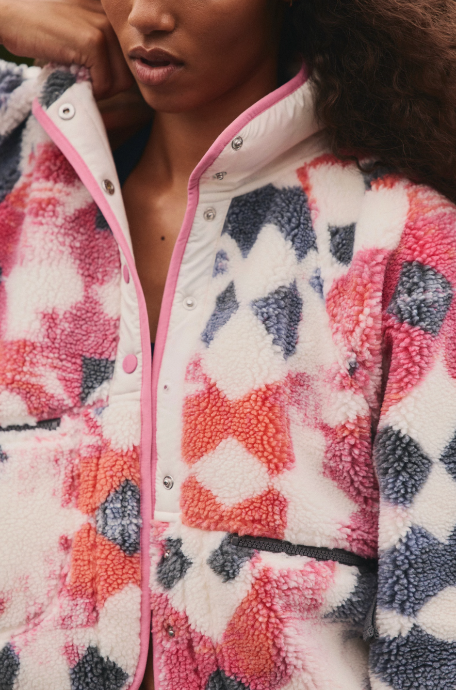 Free People Rocky Ridge Fleece Pullover - Mystic Meadow