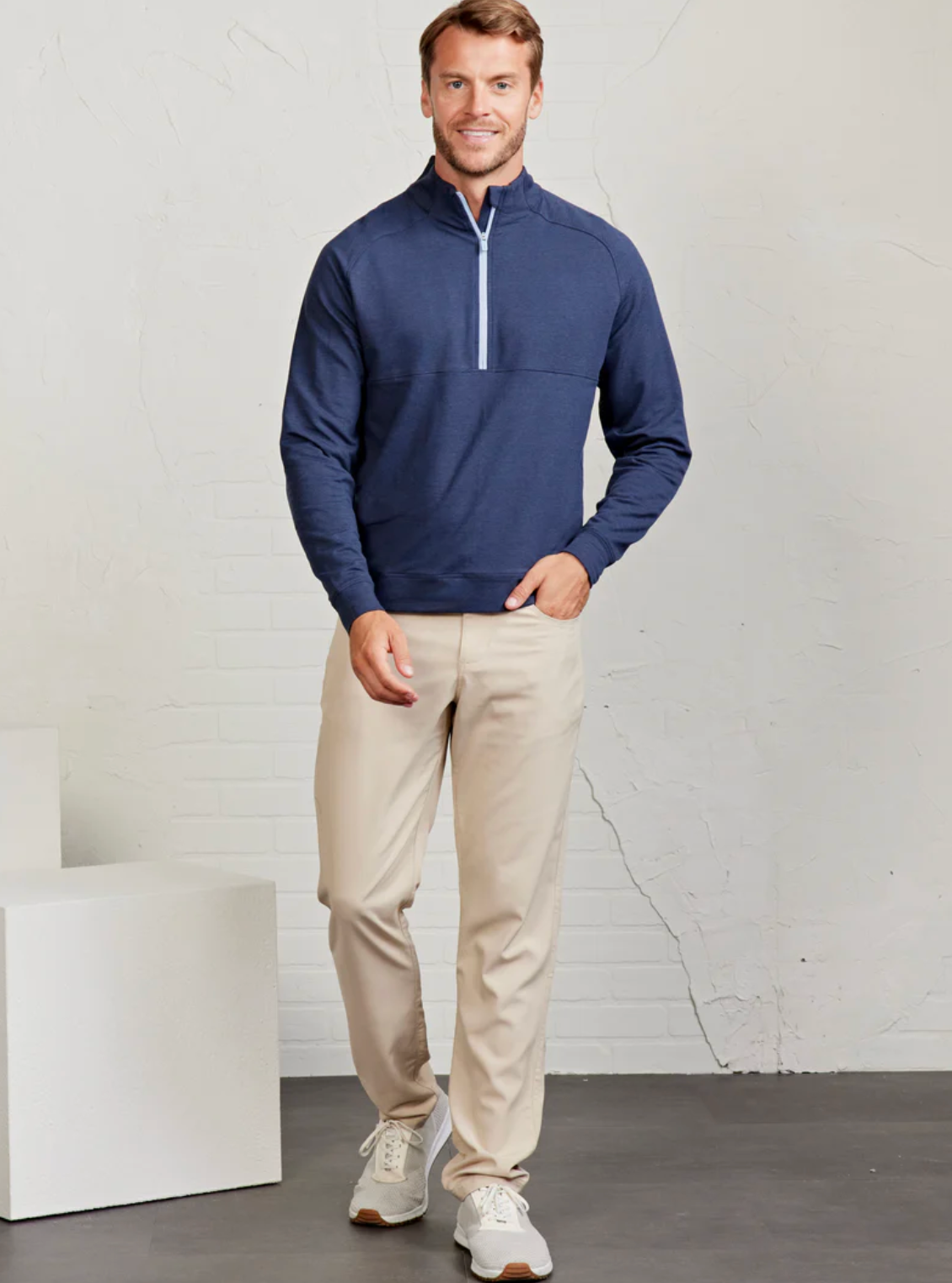 Tasc Atlas Fleece 1/2 Zip - Classic Navy