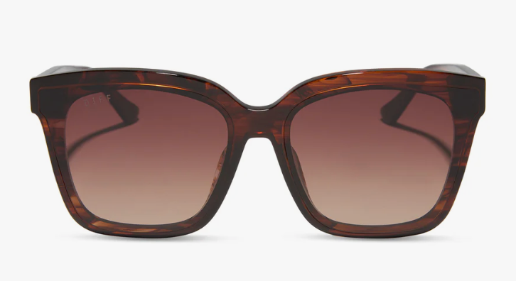 DIFF Eyewear Meredith ii Sunglasses - Sequoia Tortoise + Brown Gradient