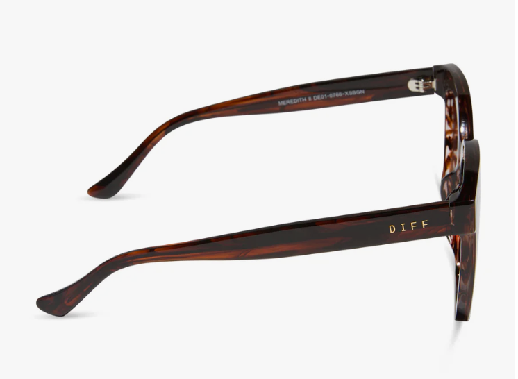 DIFF Eyewear Meredith ii Sunglasses - Sequoia Tortoise + Brown Gradient