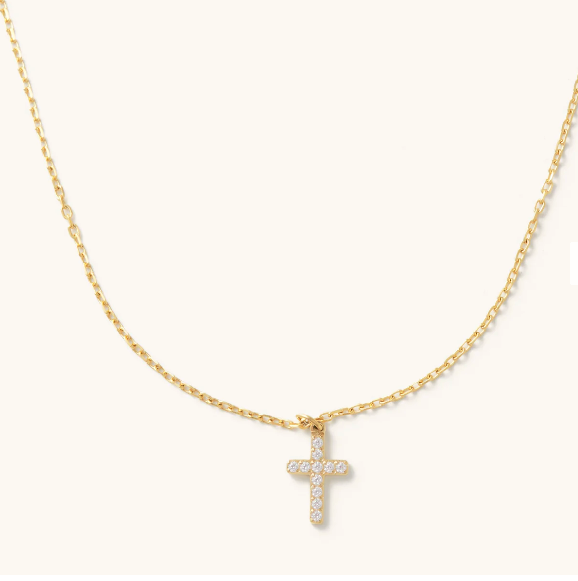 Nikki Smith Crystal Cross Necklace - Waterproof