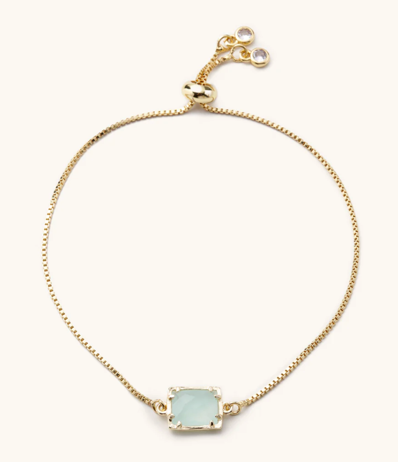 Nikki Smith Liz Amazonite Slider Bracelet