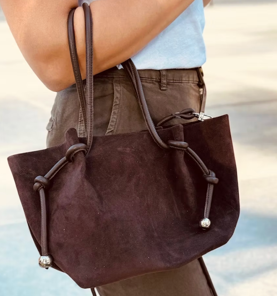 Ciel Emma Mini Bag Suede - Testa Di Moro