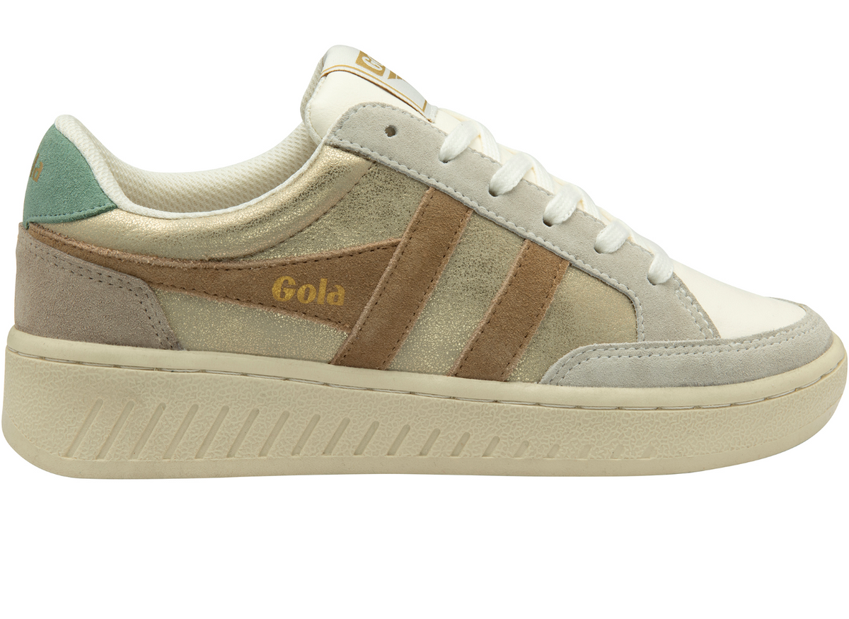 Gola Classics Women&#39;s Superslam Blaze Sneakers - Gold/Light Caramel/Green Mist