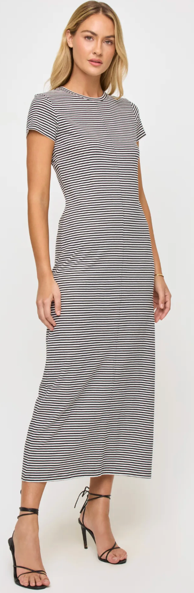 L*Space Sloane Dress - Black/Creme