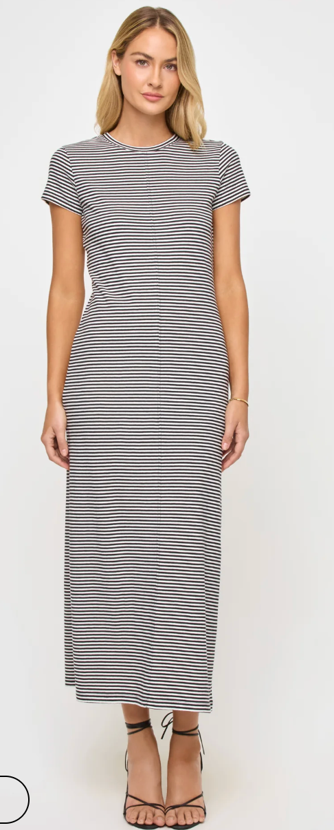 L*Space Sloane Dress - Black/Creme