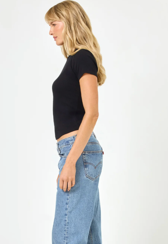 L*Space Be My Baby Tee - Black