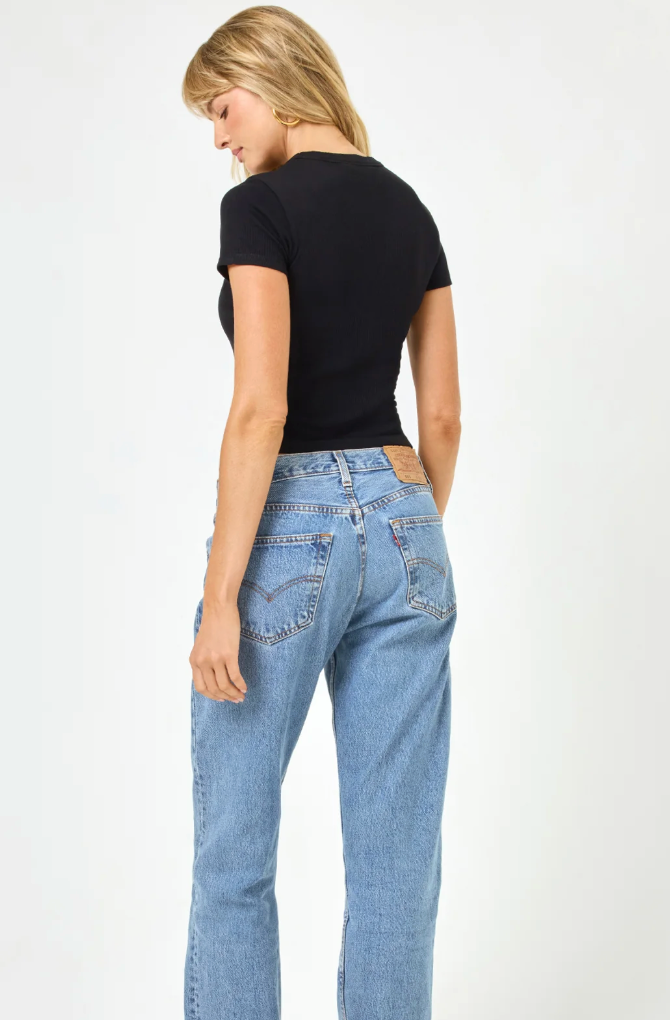 L*Space Be My Baby Tee - Black