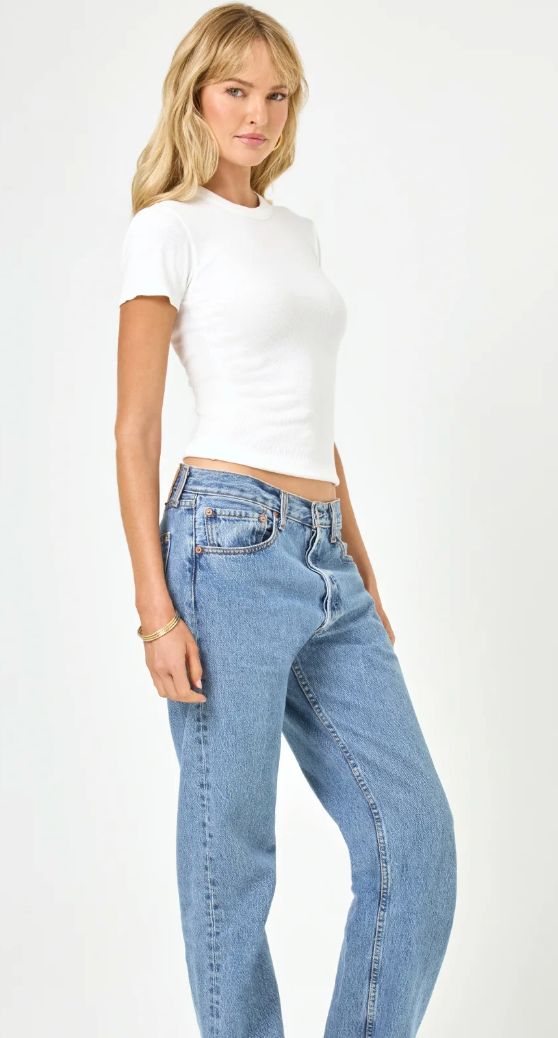 L*Space Be My Baby Tee - White