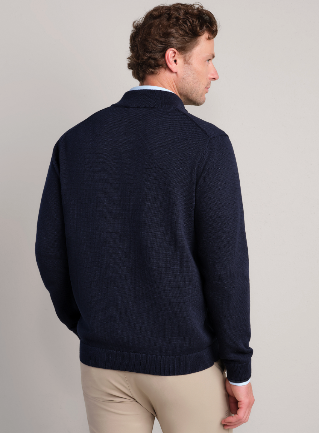 Rhone Apparel Commuter 1/4 Zip Sweater - True Navy