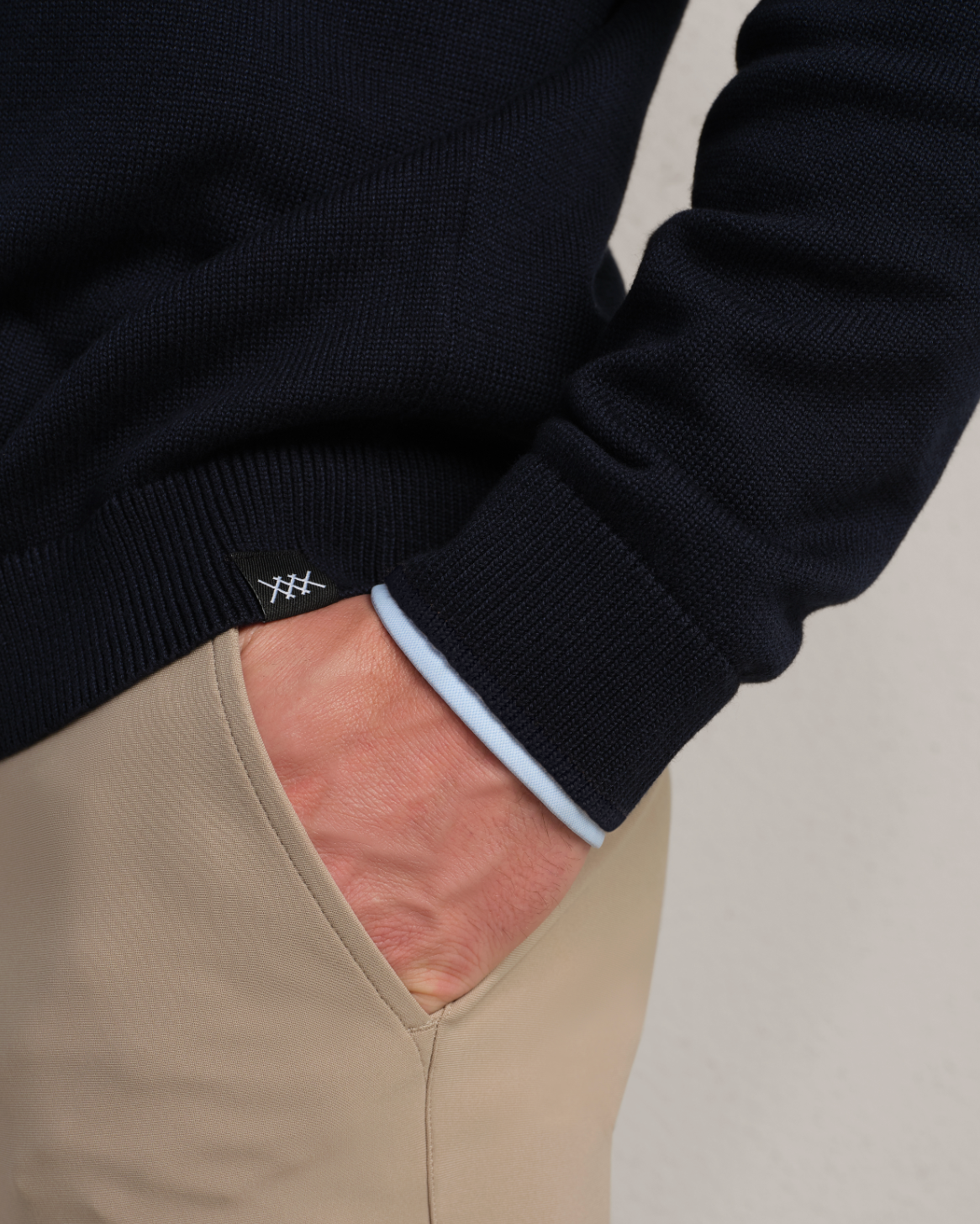 Rhone Apparel Commuter 1/4 Zip Sweater - True Navy