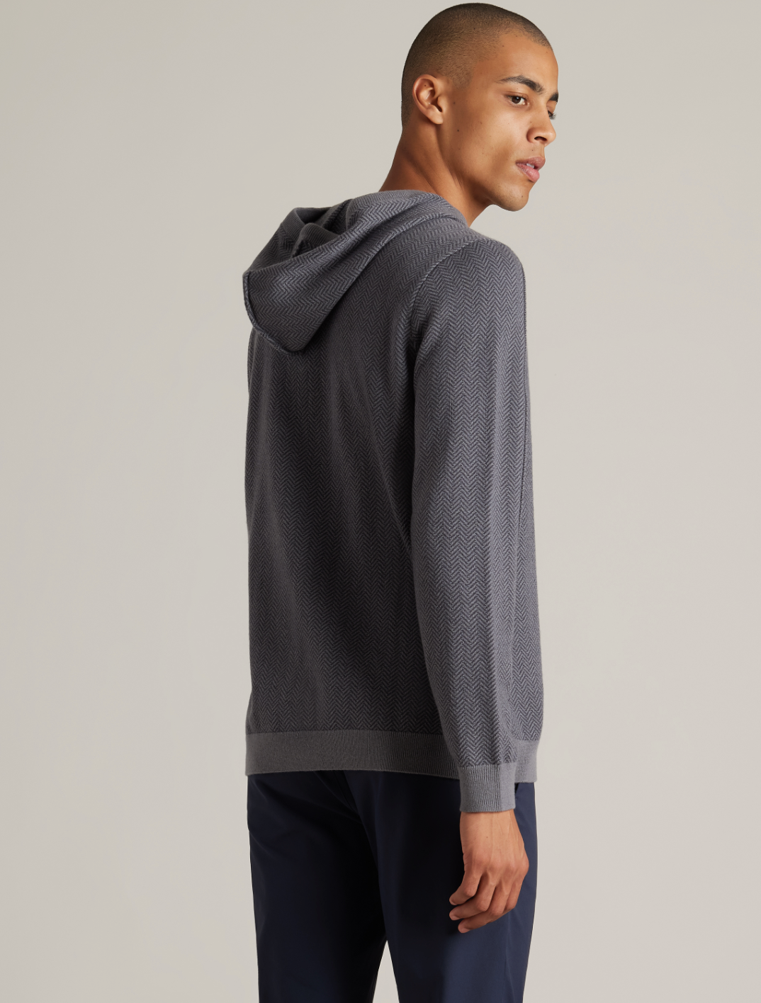 Rhone Apparel Emerson Knit Hoodie - Light Gray Heather