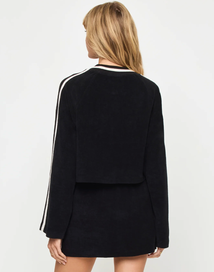 L*Space Tempo Pullover - Black/Creme