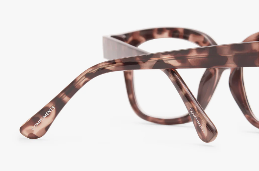 DIFF Eyewear Ava Blue Light Readers - Beige Tortoise