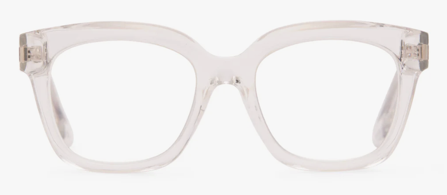 DIFF Eyewear Ava Blue Light Readers - Clear Crystal