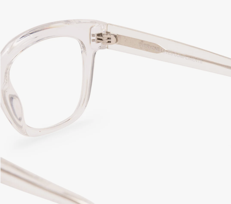 DIFF Eyewear Ava Blue Light Readers - Clear Crystal