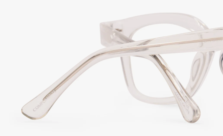 DIFF Eyewear Ava Blue Light Readers - Clear Crystal