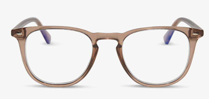 DIFF Eyewear Griffin Blue Light Readers - Vintage Crystal