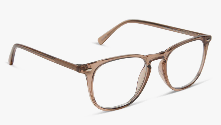 DIFF Eyewear Griffin Blue Light Readers - Vintage Crystal