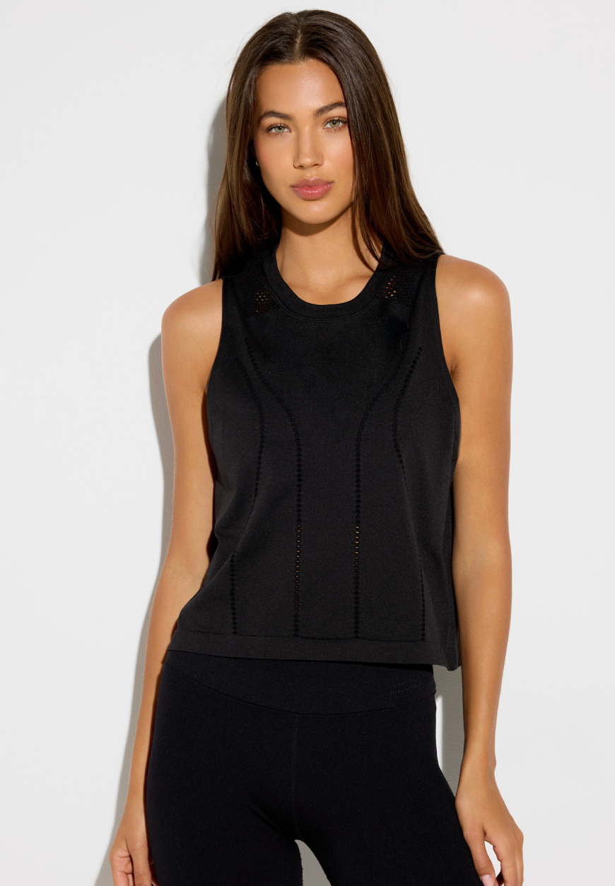 Spiritual Gangster Toni Muscle Tank - Black