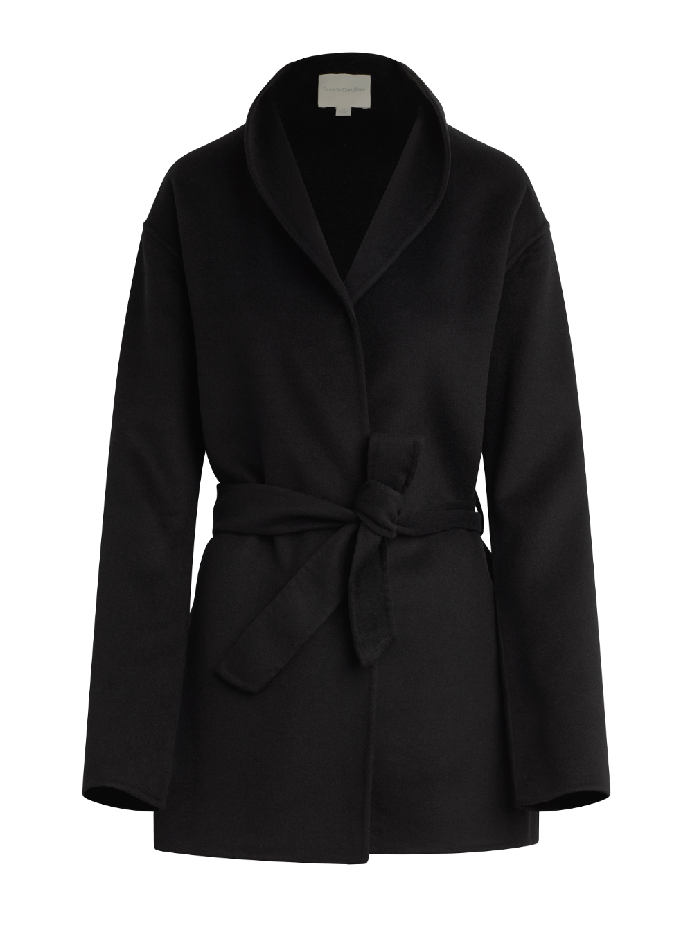 Favorite Daughter Jasper Wrap Coat - Black
