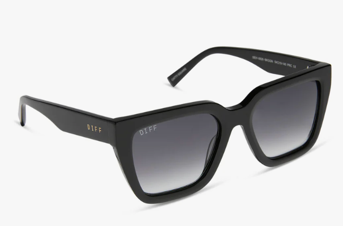 DIFF Eyewear Amara - Black and Grey Gradient