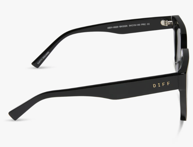 DIFF Eyewear Amara - Black and Grey Gradient