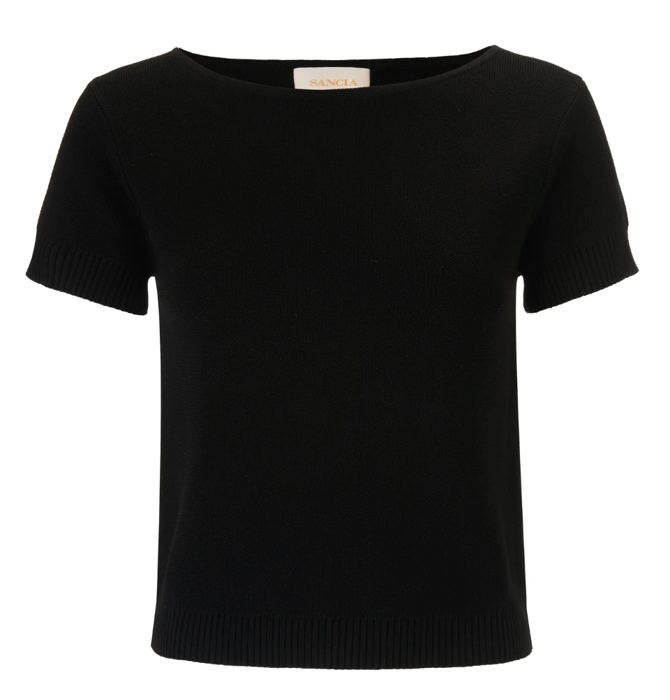 Sancia The Emi Knit Tee - Noir