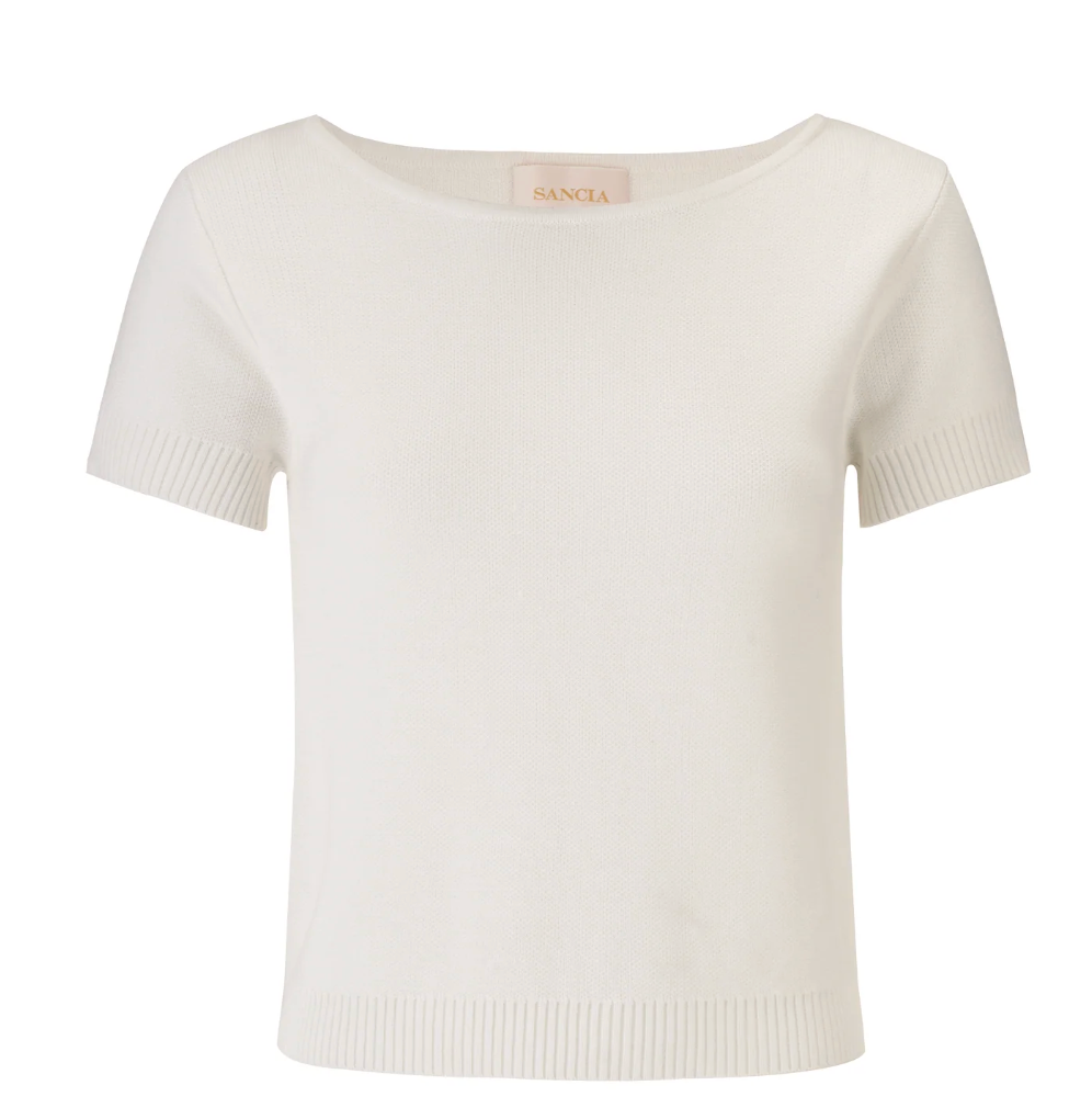 Sancia The Emi Knit Tee - White